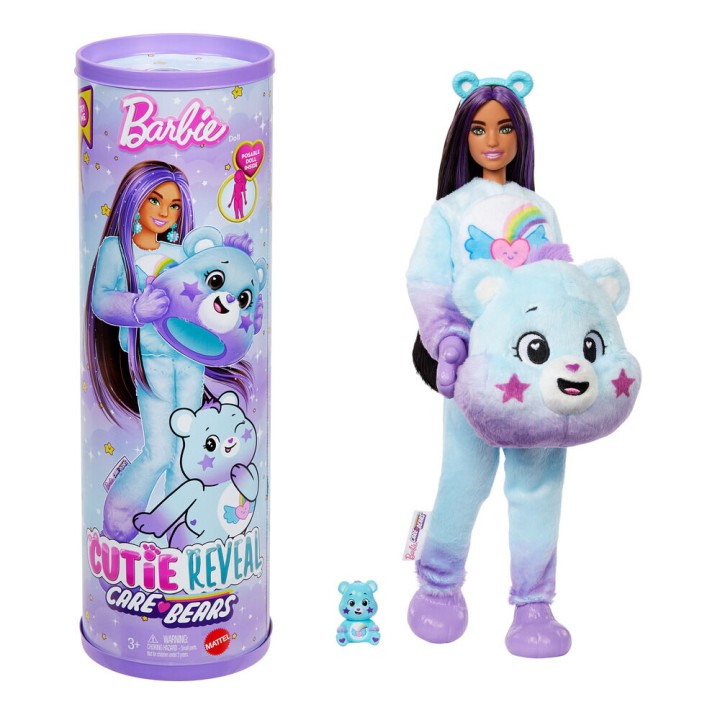 Muñeca Cutie Reveal Care Bears Barbie surtido