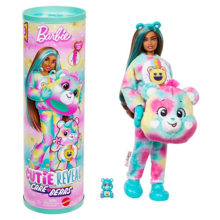 Muñeca Cutie Reveal Care Bears Barbie surtido