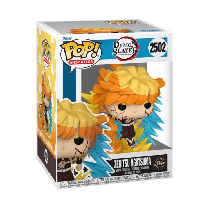 Figura POP Premium Demon Slayer Zenitsu Agatsuma Glow 5 + 1 Chase