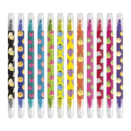 Set 12 rotuladores borrables Fruits Pusheen