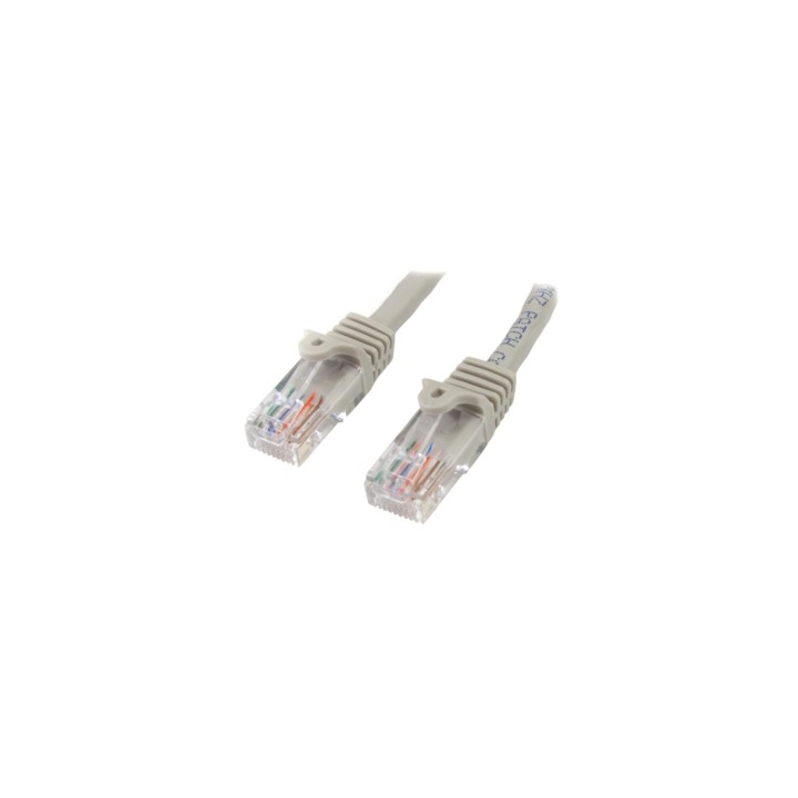 StarTech.com Cable de Red de 7m Gris Cat5e Ethernet RJ45 sin Enganches