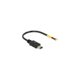DeLOCK 85251 cable USB 0,1 m USB 2.0 Mini-USB B Negro