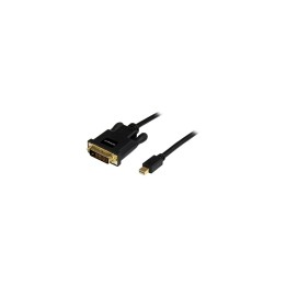StarTech.com Cable Adaptador de VÍ­deo Mini DisplayPort a DVI-D - Conversor Pasivo - 1920x1200 - 1.8m Negro