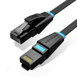 CABLE DE RED CAT.6 UTP 0.5M VENTION PLANO BLACK