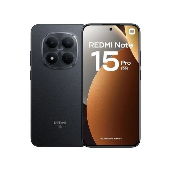 SMARTPHONE XIAOMI REDMI NOTE 15 PRO 6.83 8GB/512GB/200MP/NFC/5G BLACK