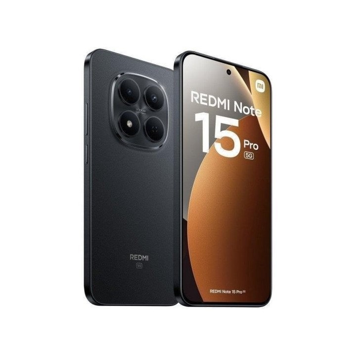SMARTPHONE XIAOMI REDMI NOTE 15 PRO 6.83 8GB/512GB/200MP/NFC/5G BLACK