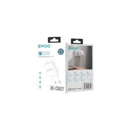 BWOO Cargador de Pared Carga Rápida 20W USB-C Blanco (BO-CDA127)