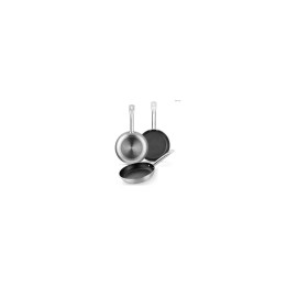 SARTEN PROFESIONAL MONIX 36CM ESPESOR BASE 4MM APTA PARA INDUCCION PLATA M431236