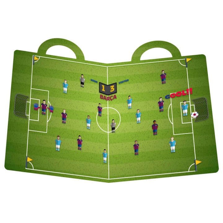 Libro de Pegatinas Reutilizables 3D Estadio FC Barcelona