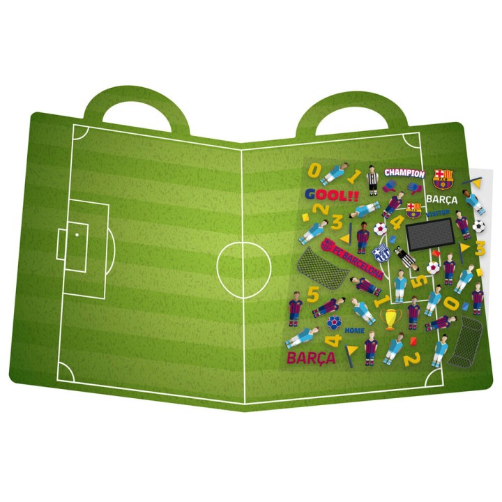 Libro de Pegatinas Reutilizables 3D Estadio FC Barcelona