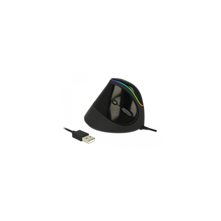 DeLOCK 12597 ratón mano derecha RF inalámbrico 2500 DPI