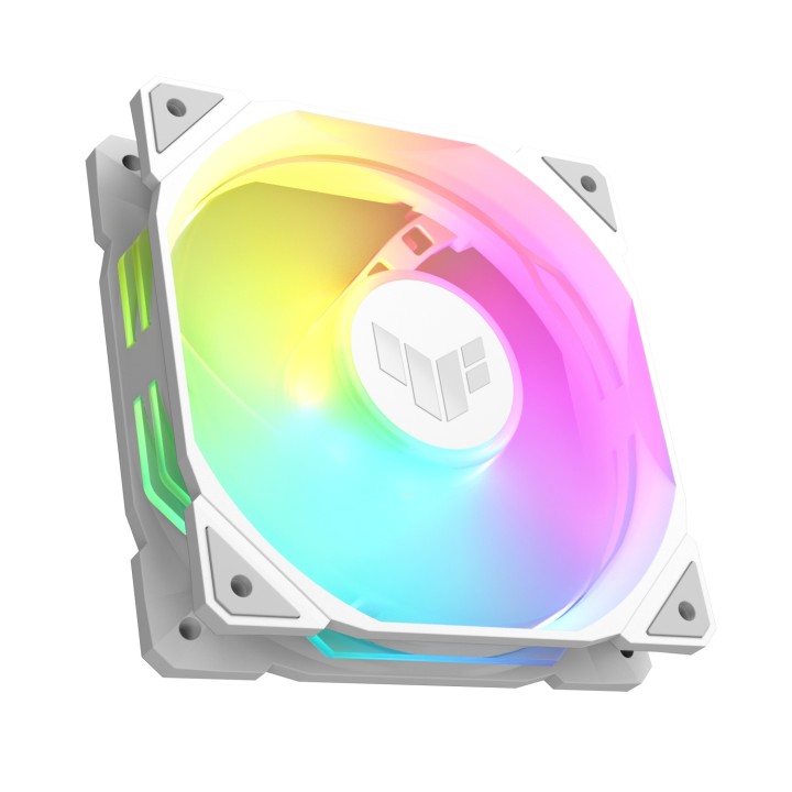 ASUS TUF GAMING TR120 ARGB REVERSE 1-pack White Carcasa del ordenador Refrigerador de aire 12 cm Blanco