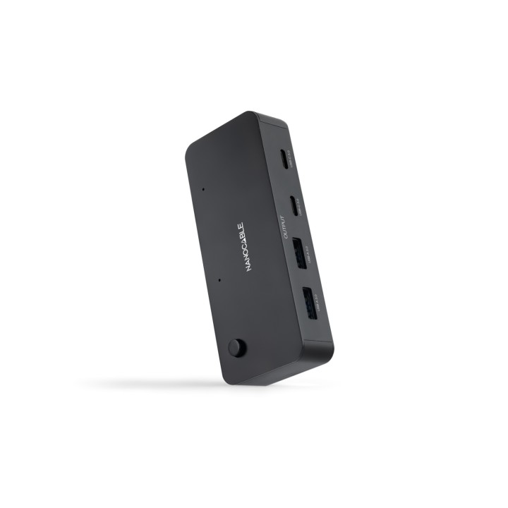 Nanocable Switch Conmutador 2x USB 3.0 a 2xUSB-A 3.0 + 2x USB-C 3.0