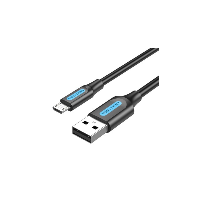 Vention COLBC cable USB USB 2.0 0,25 m USB A Micro-USB B 0,48 Gbit/s Negro