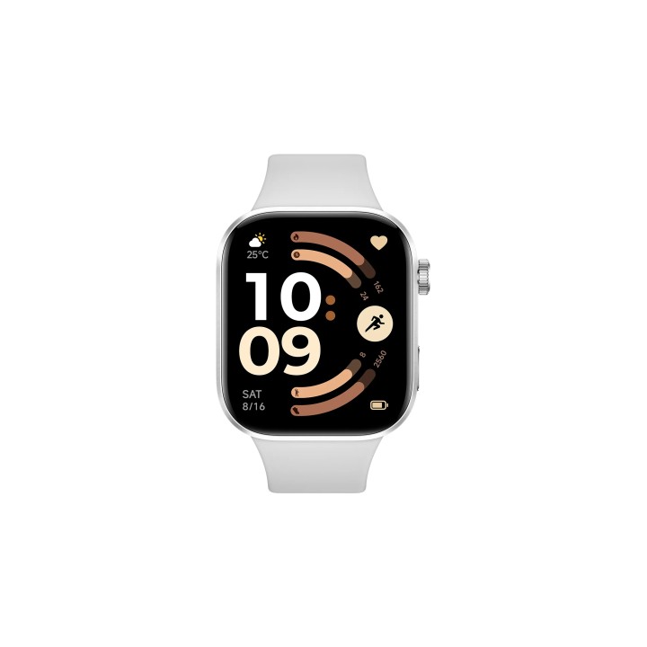 Xiaomi Redmi Watch 6 NFC 5,26 cm (2.07") AMOLED 46.5 mm Digital 432 x 514 Pixeles Pantalla táctil Plata GPS (satélite)