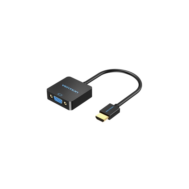 Vention ACPBB adaptador de cable de vídeo 0,15 m HDMI tipo A (Estándar) VGA (D-Sub) Gris