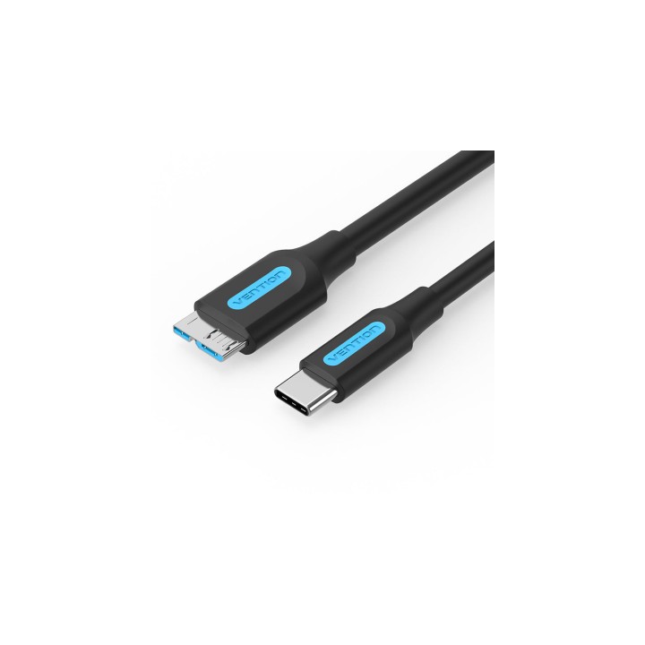 Vention CQABD cable USB USB 3.2 Gen 1 (3.1 Gen 1) 0,5 m USB C Micro-USB B 5 Gbit/s Negro