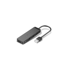 Vention CHMBD hub de interfaz USB 2.0 Type-A 480 Mbit/s Negro
