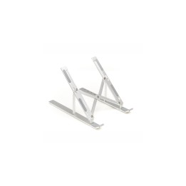 iggual Soporte portátil plegable aluminio plata 17