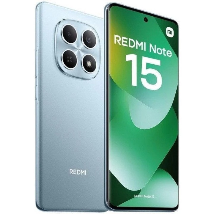 SMARTPHONE XIAOMI REDMI NOTE 15 6.77 8GB/128GB/108MP/NFC/4G GLACIER BLUE