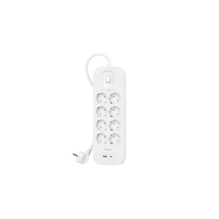 Belkin SRB003vf2M-V2 Blanco 8 salidas AC 2 m