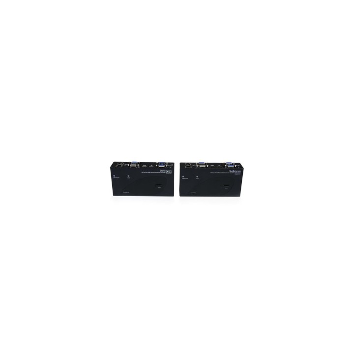 StarTech.com Extensor de Consola KVM por Cat 5 Ethernet (200m) con USB y VÍ­deo VGA Doble - Negro