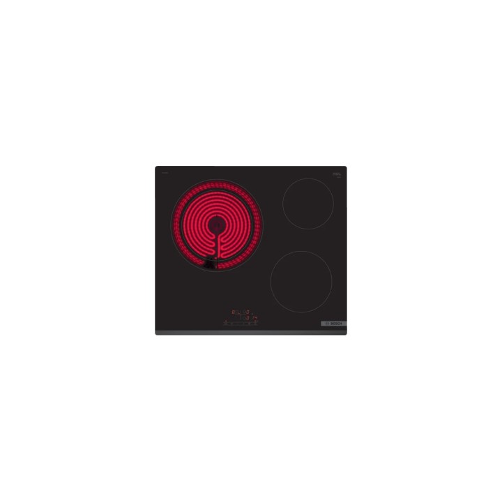 Bosch Serie 4 PKK631BB8E hobs Negro Integrado Cerámico 3 zona(s)