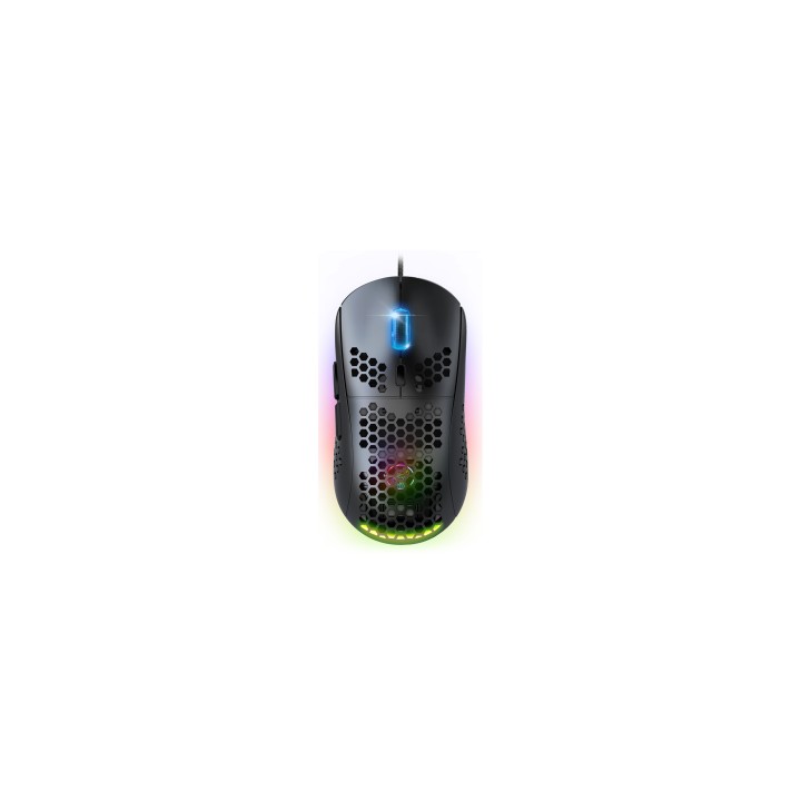 Spirit of Gamer PRO-M4 DARK ratón Juego mano derecha USB tipo A Óptico 12800 DPI