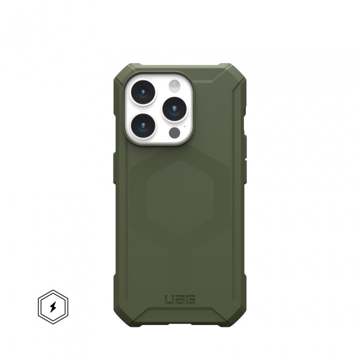 Urban Armor Gear Essential Armos Magsafe funda para teléfono móvil 15,5 cm (6.1") Oliva