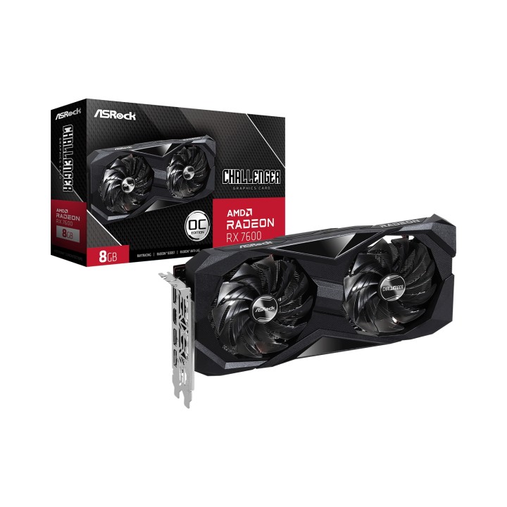 Asrock Challenger 90-GA41ZZ-00UANF tarjeta gráfica AMD Radeon RX 7600 8 GB GDDR6