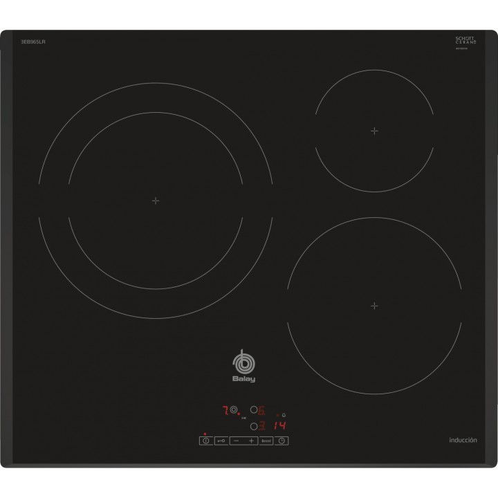Balay 3EB965LR hobs Negro Integrado Con placa de inducción 3 zona(s)
