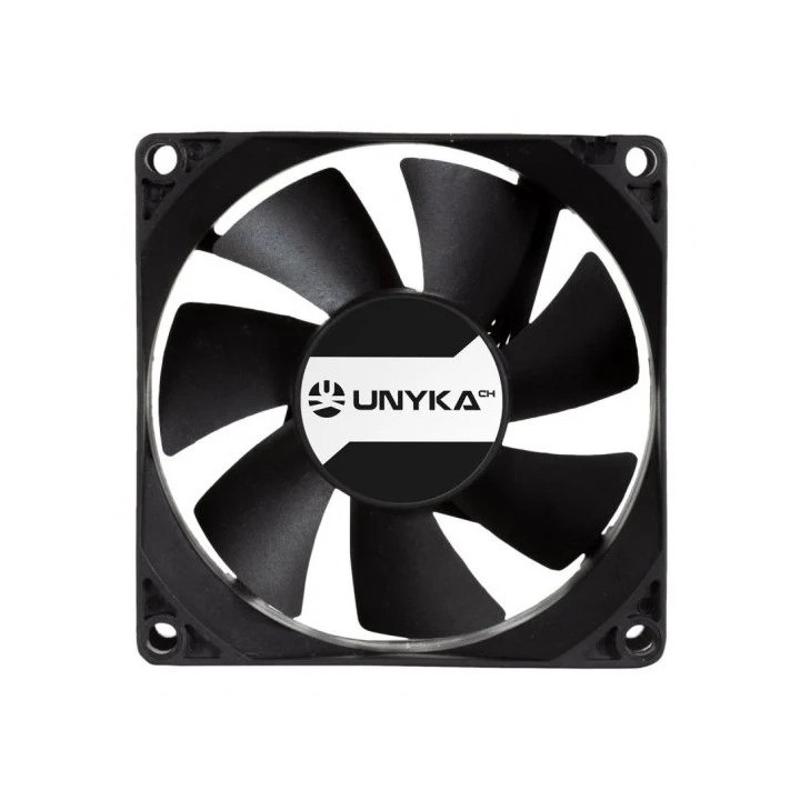 VENTILADOR UNYKACH SERVER 80MM DOBLE BOLA 4PIN