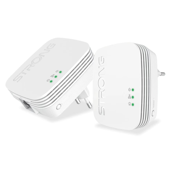 Strong Powerline 600 Duo Mini 600 Mbit/s Ethernet Blanco 2 pieza(s)