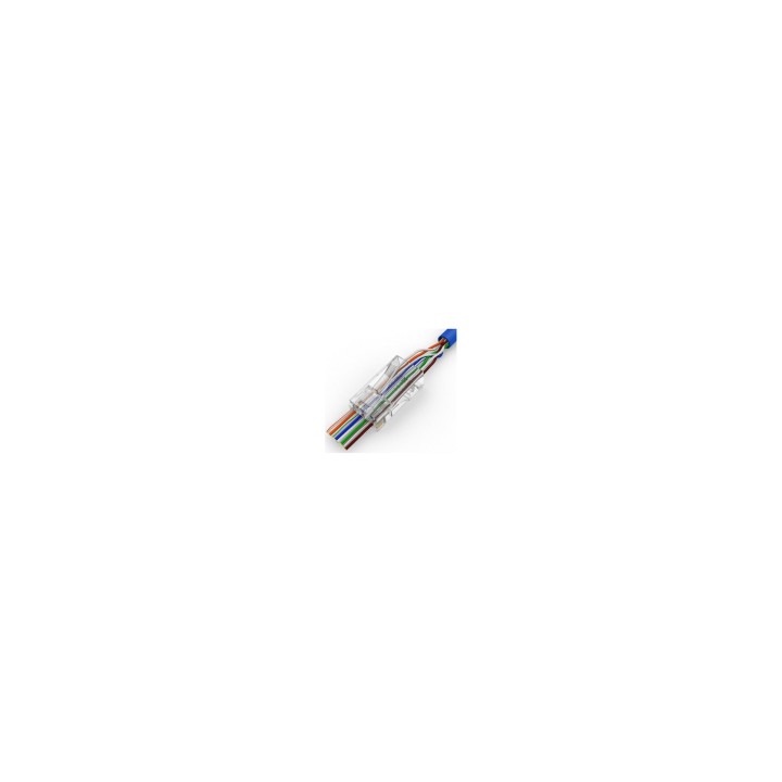 WP WPC-MDP-883-6UP-R50T conector RJ-45 Transparente