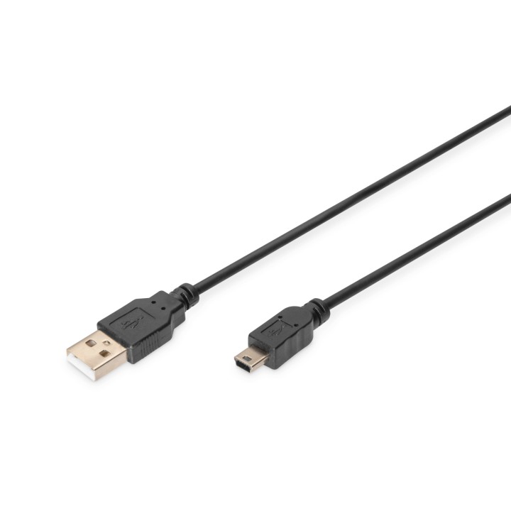 Digitus Cable de conexión USB-A - Mini-B, 1 m