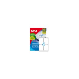 Apli Etiquetas adhesivas 100 hojas blanco