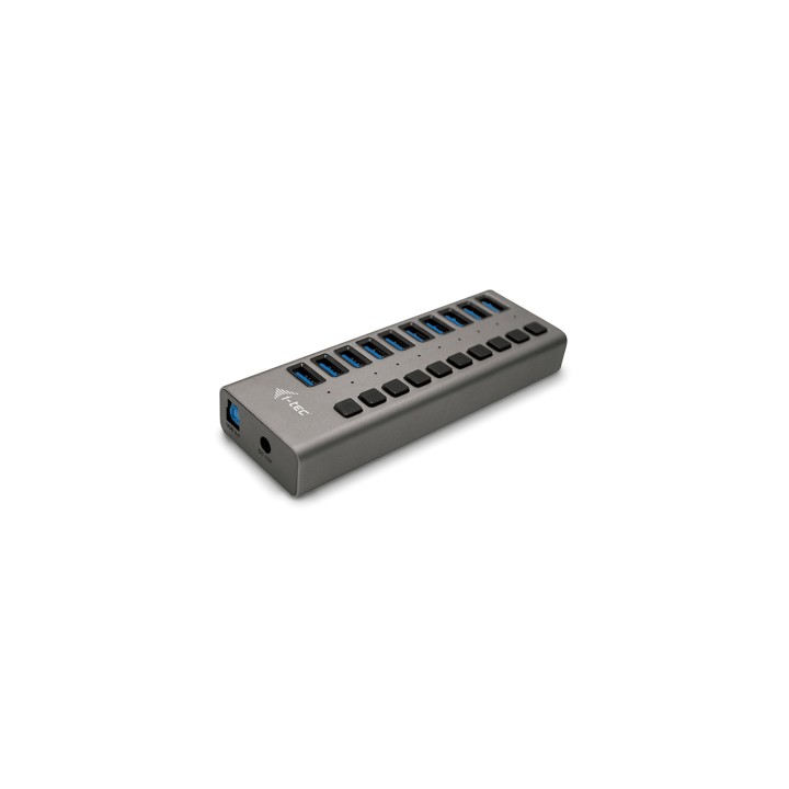 i-tec USB 3.0 Charging HUB 10 port + Power Adapter 48 W Gris