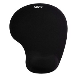 Savio MP-01B mouse pad black Negro
