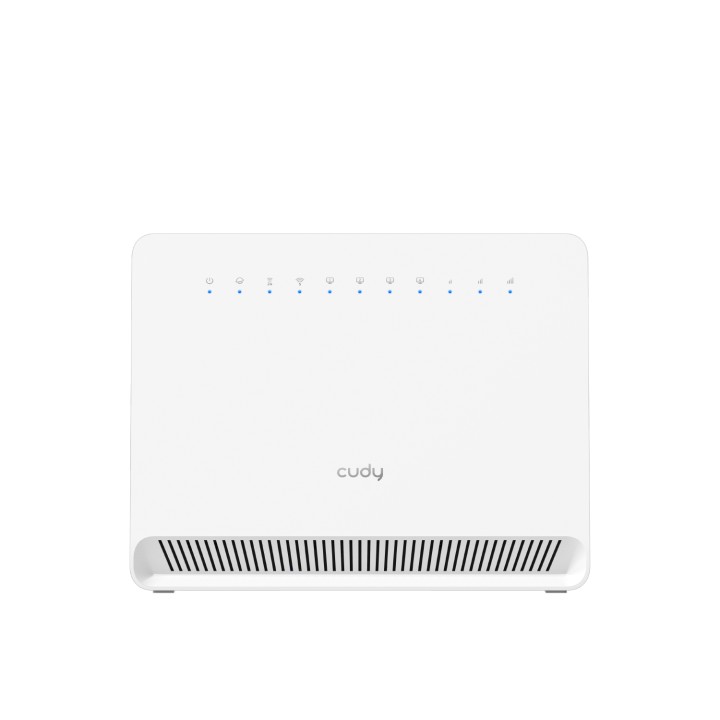 Cudy 4G Cat 6 AC1200 Wi-Fi Router, LT700E 1.0 router inalámbrico Gigabit Ethernet Doble banda (2,4 GHz / 5 GHz) Blanco