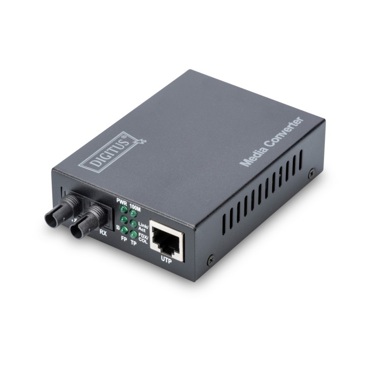 Digitus Convertidor de medios Fast Ethernet RJ45 / ST