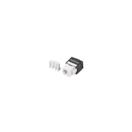 CONECTOR LANBERG KEYSTONE RJ45 HEMBRA EXTERNO LSA INTERNO SIN HERRAMIENTAS UTP CAT 5E PARA CABLES 22-26AWG KSU5-2000