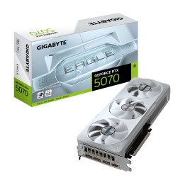 GIGABYTE GeForce RTX 5070 EAGLE OC ICE SFF 12G Tarjeta Gráfica - 12GB GDDR7, 192 bits, PCI-E 5.0, XXXX MHz Core Clock, 3 x DP