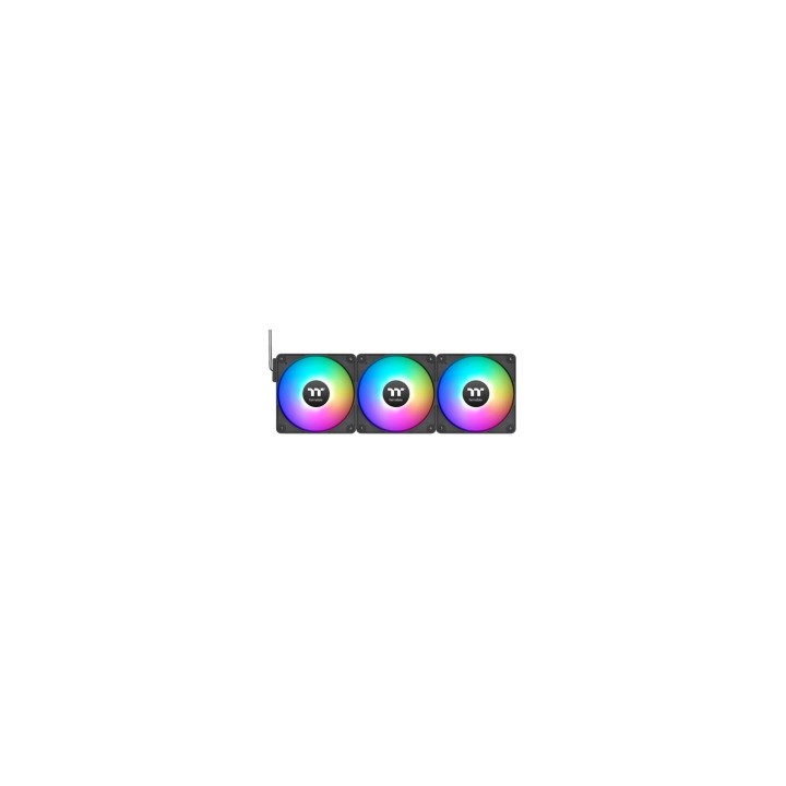 Thermaltake CL-F192-PL12SW-A sistema de refrigeración para ordenador Carcasa del ordenador Ventilador 12 cm Negro 3 pieza(s)