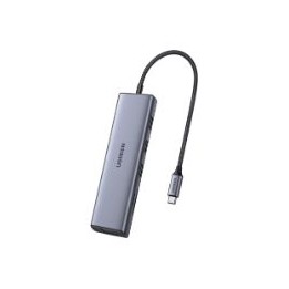 Hub Ugreen Revodok USB-C 6-IN-1. 4K HDMI. GRIS(UG15600)