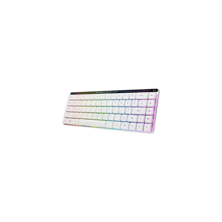 ASUS ROG Falchion RX Low Profile teclado Juego USB + RF Wireless + Bluetooth QWERTZ Blanco