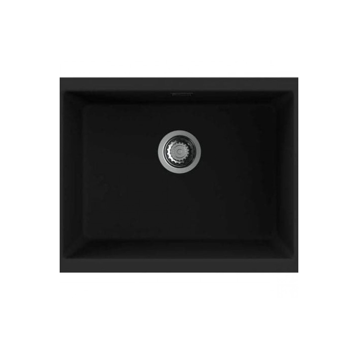Nodor NorGranite 55.40 1B BK Fregadero encastrado bajo encimera Rectangular Granito