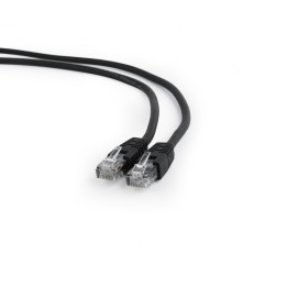 LATIGUILLO GEMBIRD CAT 6 UTP 1METRO NEGRO PP6U-1M/BK