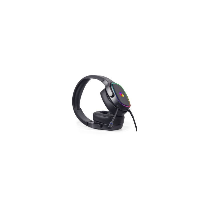 Gembird GHS-SANPO-S300 auricular y casco Auriculares Alámbrico Diadema Juego USB tipo A Negro