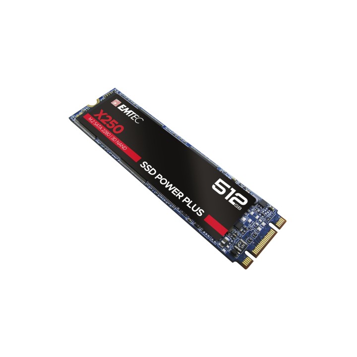Emtec X250 Disco ssd M.2 512gb serial ATA III 3D nand negro