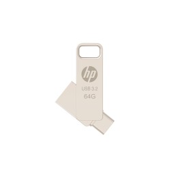 PNY HP x206C unidad flash USB 64 GB USB Type-A / USB Type-C 3.2 Gen 1 (3.1 Gen 1) Plata
